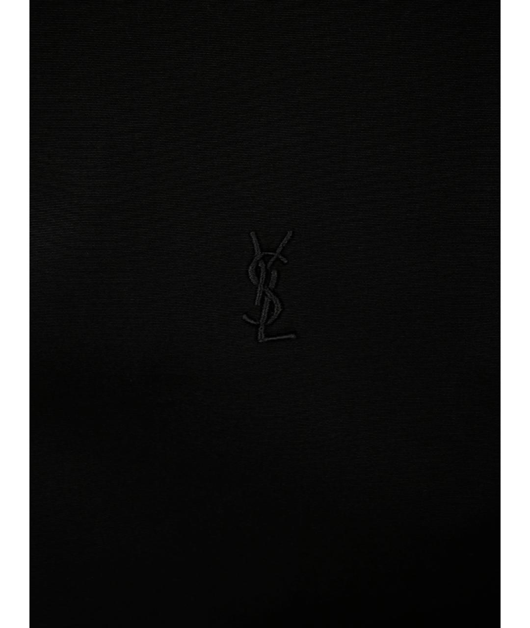 SAINT LAURENT Черная хлопковая кэжуал рубашка, фото 3