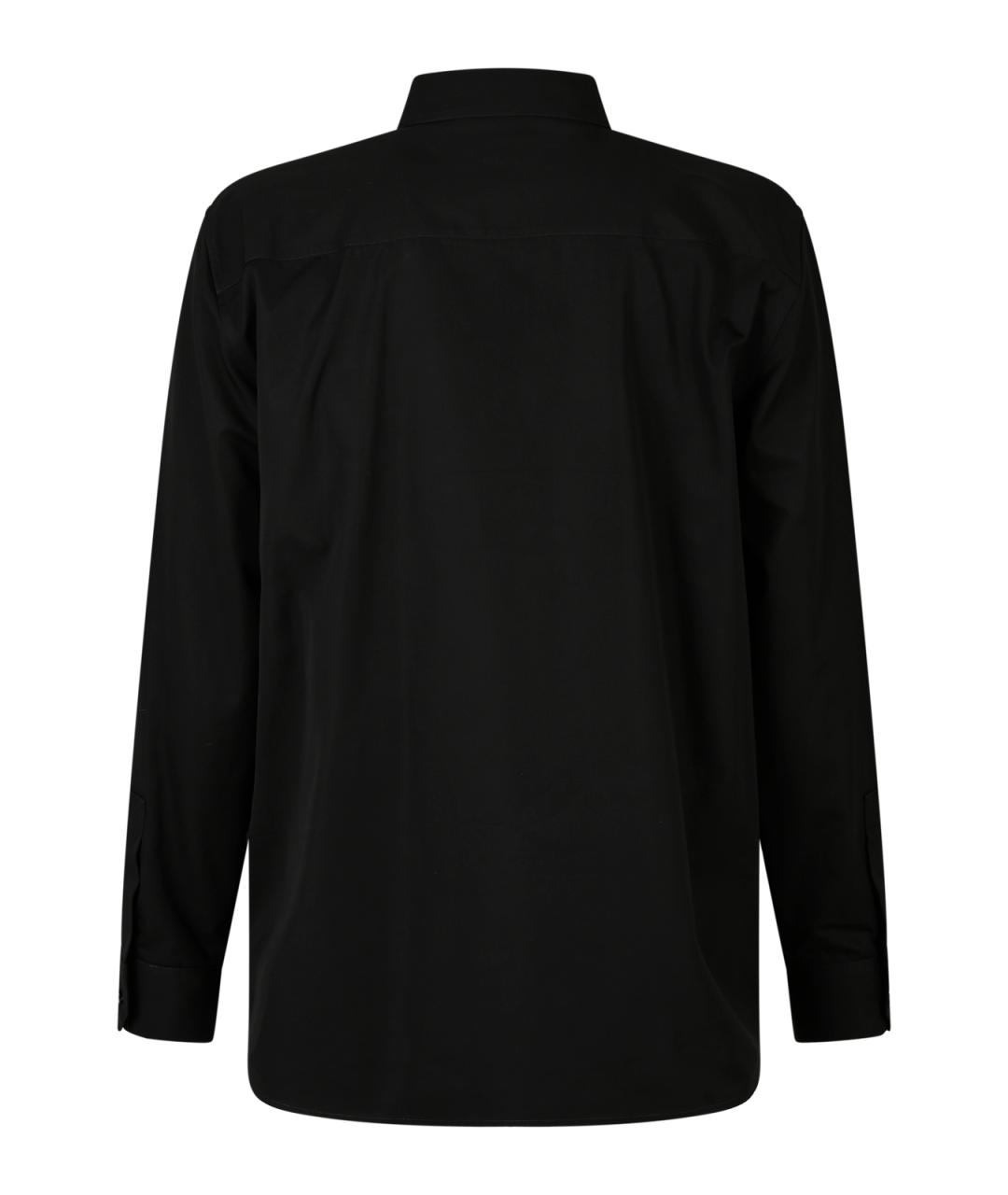 SAINT LAURENT Черная хлопковая кэжуал рубашка, фото 2