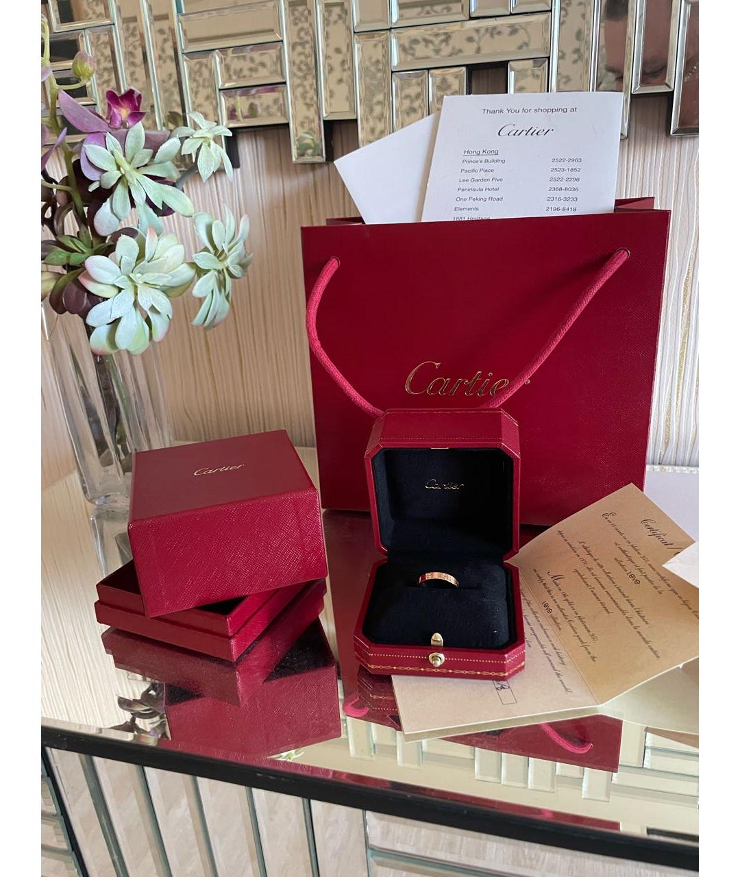 CARTIER Золотое кольцо из розового золота, фото 2