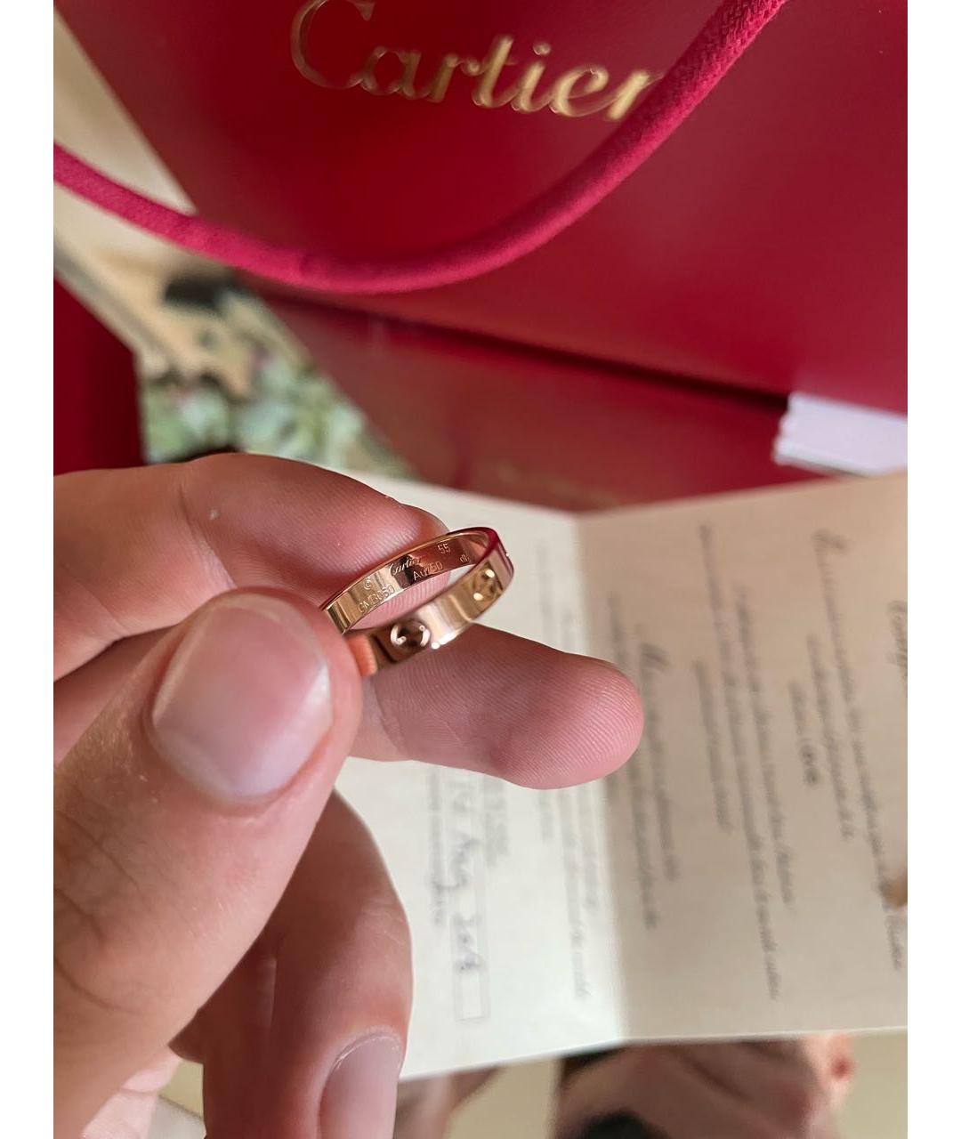 CARTIER Золотое кольцо из розового золота, фото 4