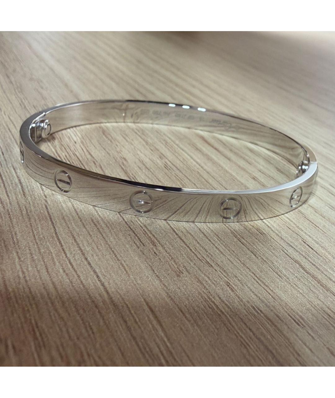CARTIER Серебряный браслет из белого золота, фото 6