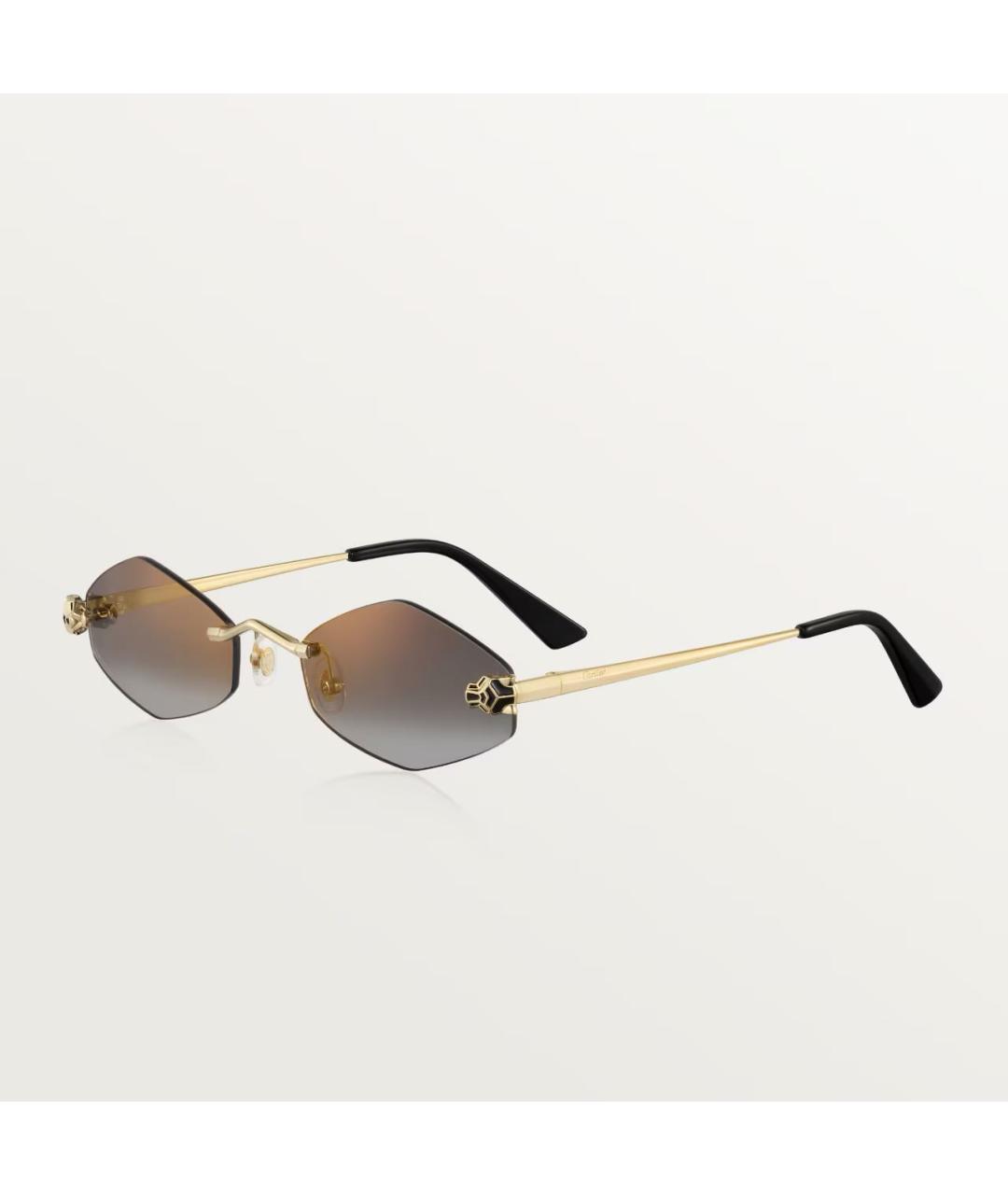CARTIER Мульти металлические солнцезащитные очки, фото 6