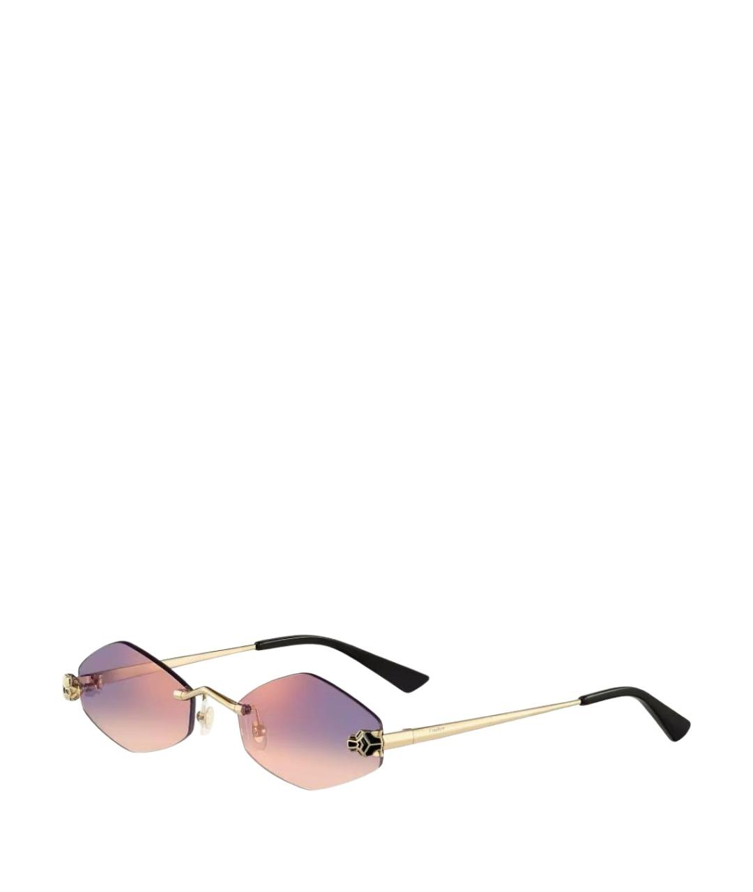 CARTIER Мульти металлические солнцезащитные очки, фото 1