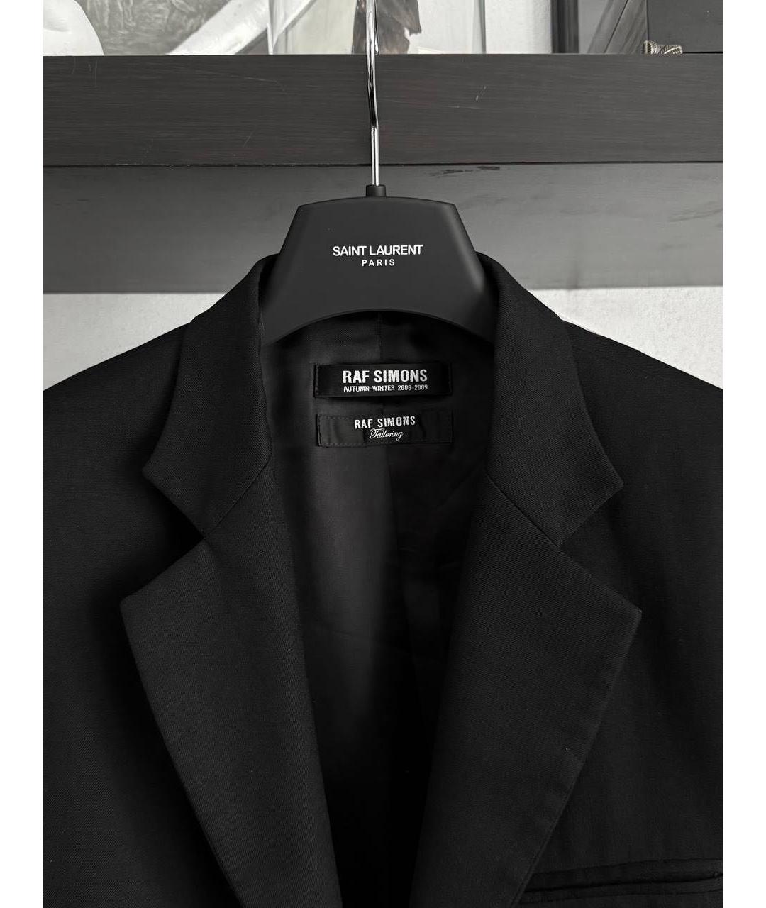 RAF SIMONS Черный пиджак, фото 4