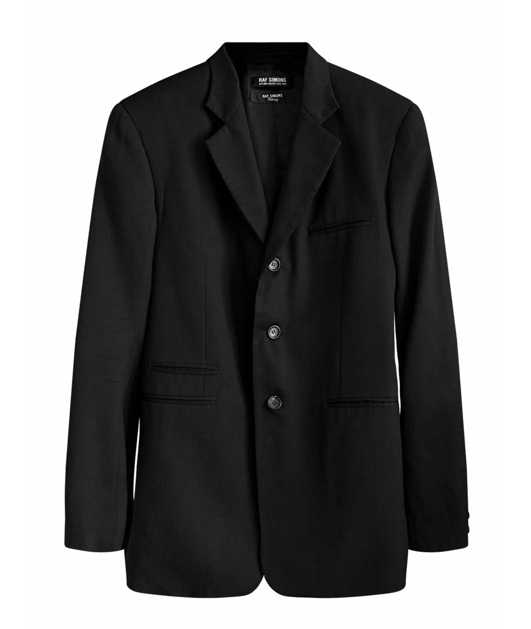 RAF SIMONS Черный пиджак, фото 1