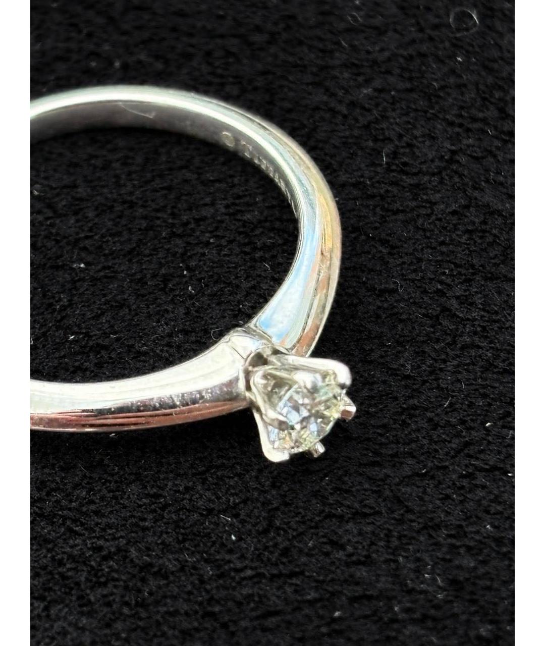 TIFFANY&CO Серебряное платиновое кольцо, фото 3