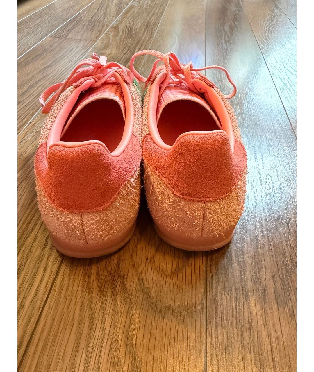 ADIDAS Розовые замшевые кроссовки, фото 4