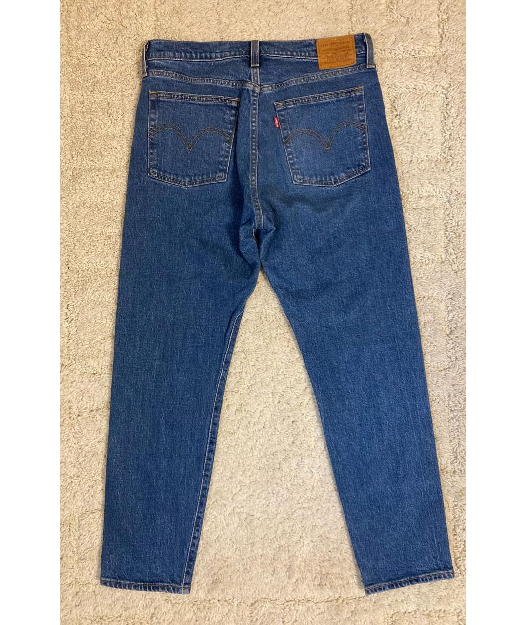 LEVI'S Голубые хлопко-эластановые джинсы слим, фото 2