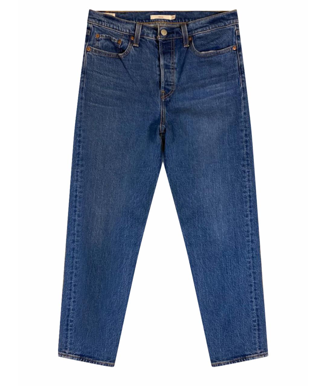 LEVI'S Голубые хлопко-эластановые джинсы слим, фото 1