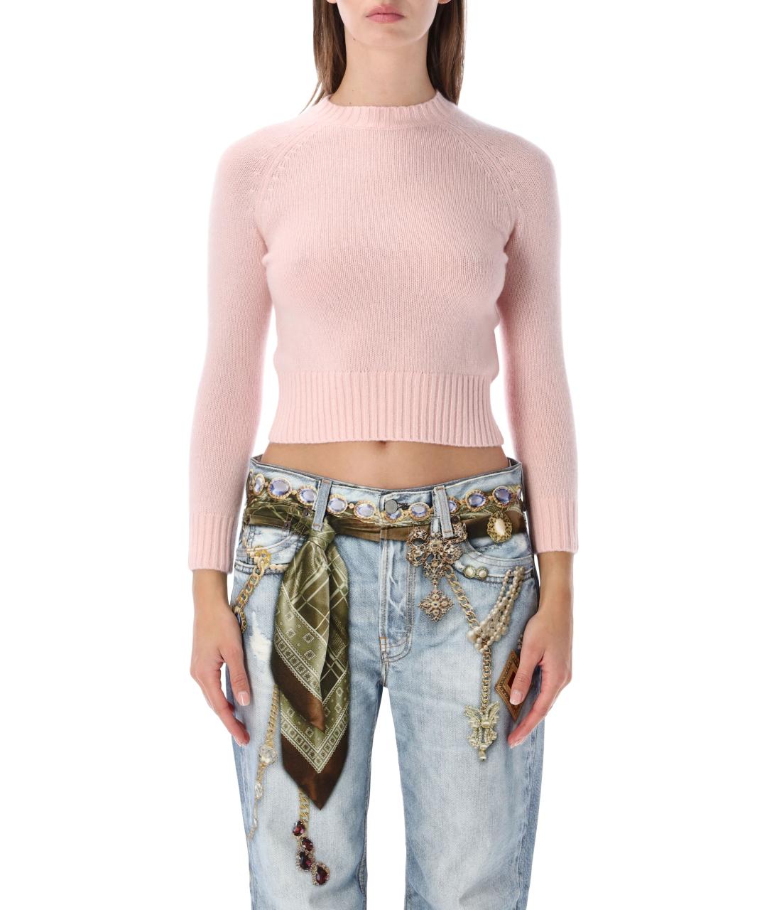 ACNE STUDIOS Розовый кашемировый джемпер / свитер, фото 4