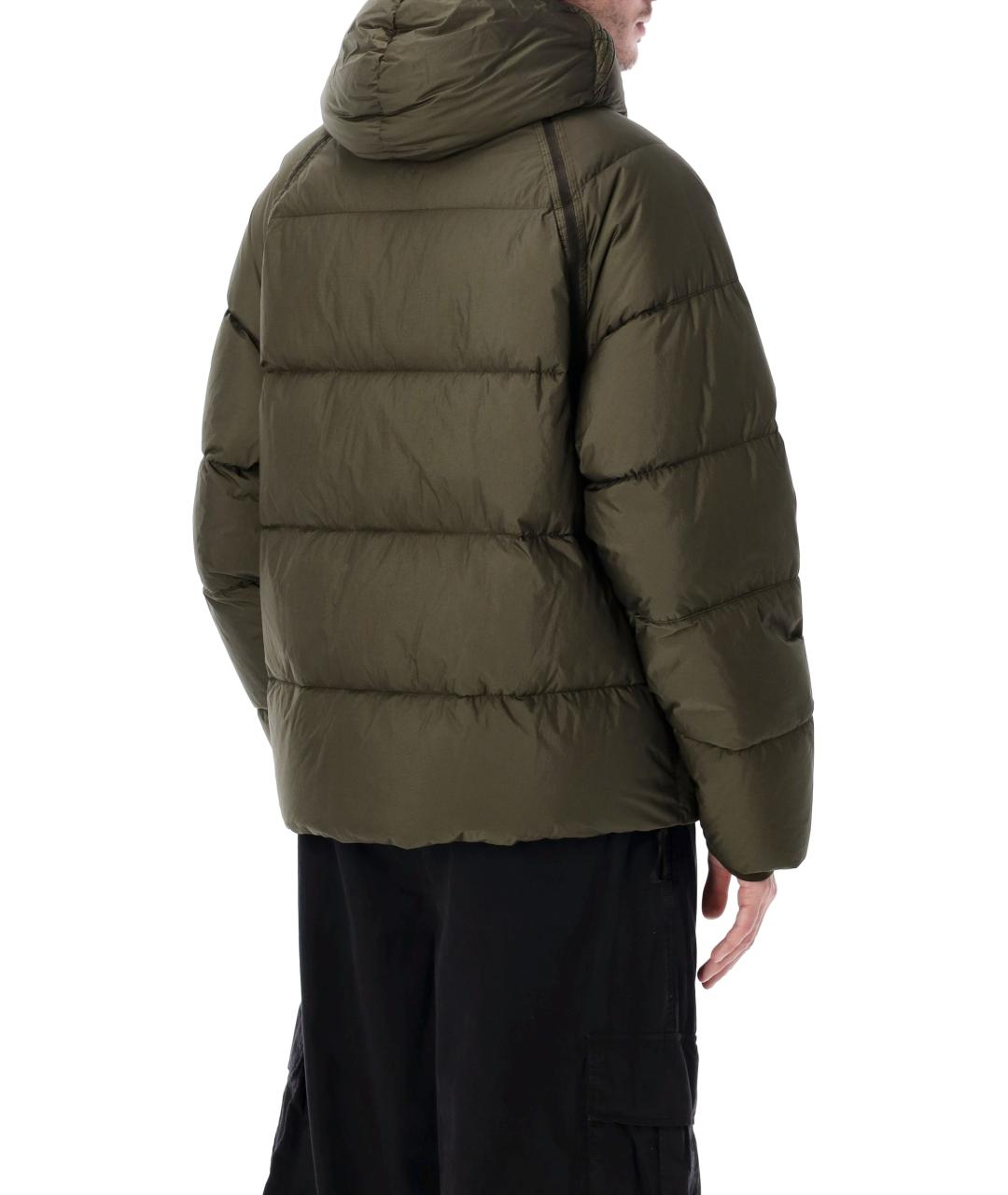 CP COMPANY Зеленый полиамидовый пуховик, фото 2