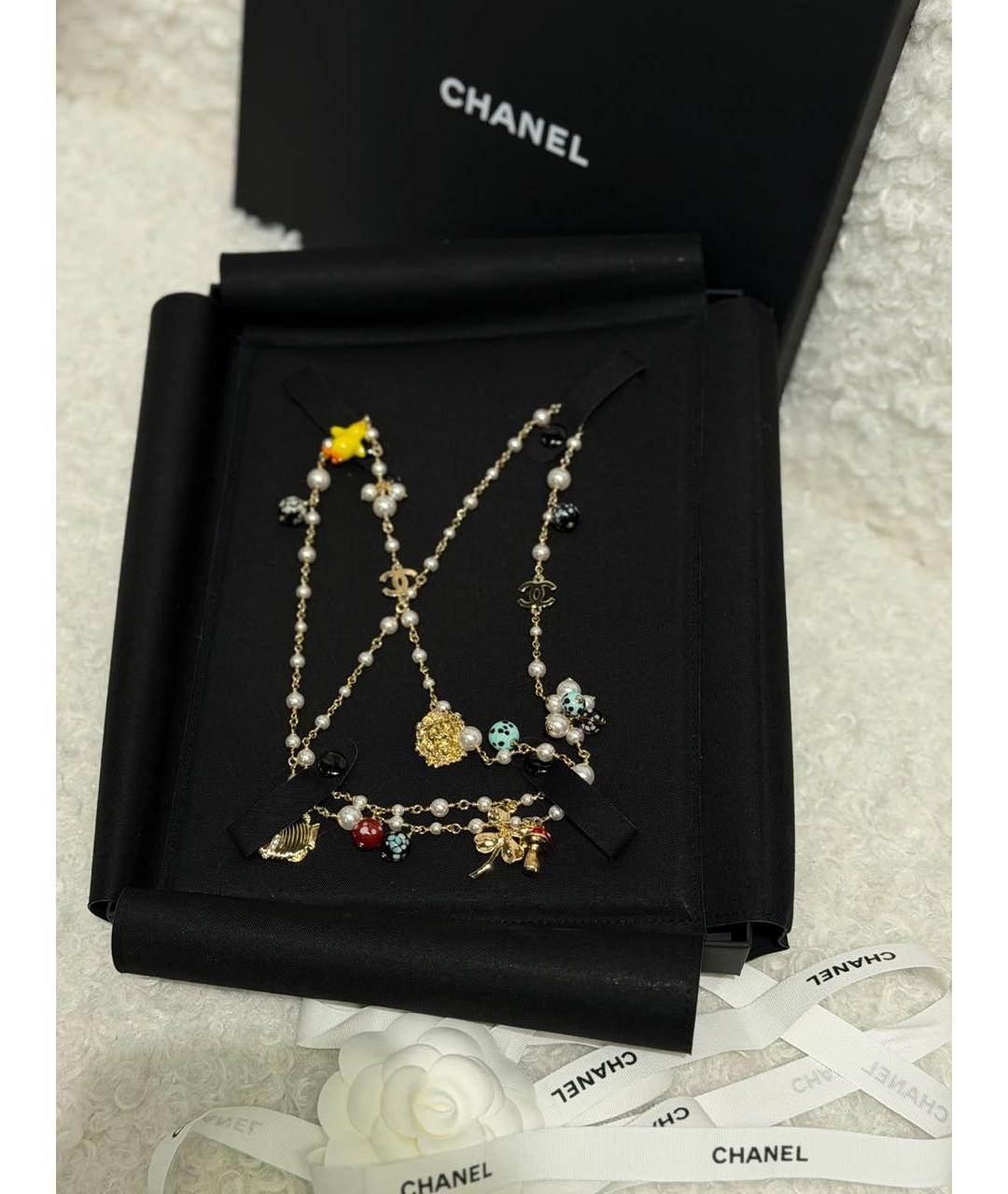 CHANEL Мульти металлическое колье, фото 2