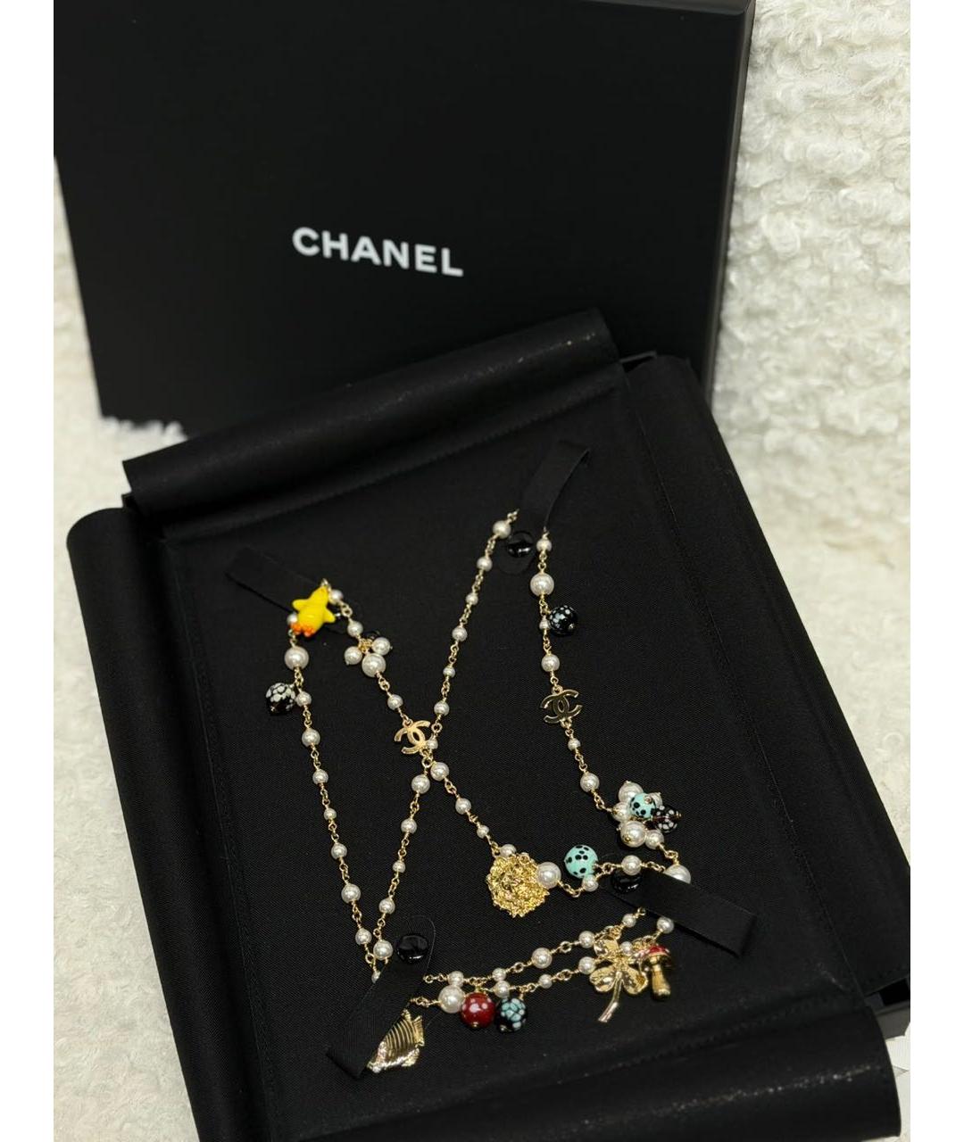 CHANEL Мульти металлическое колье, фото 3