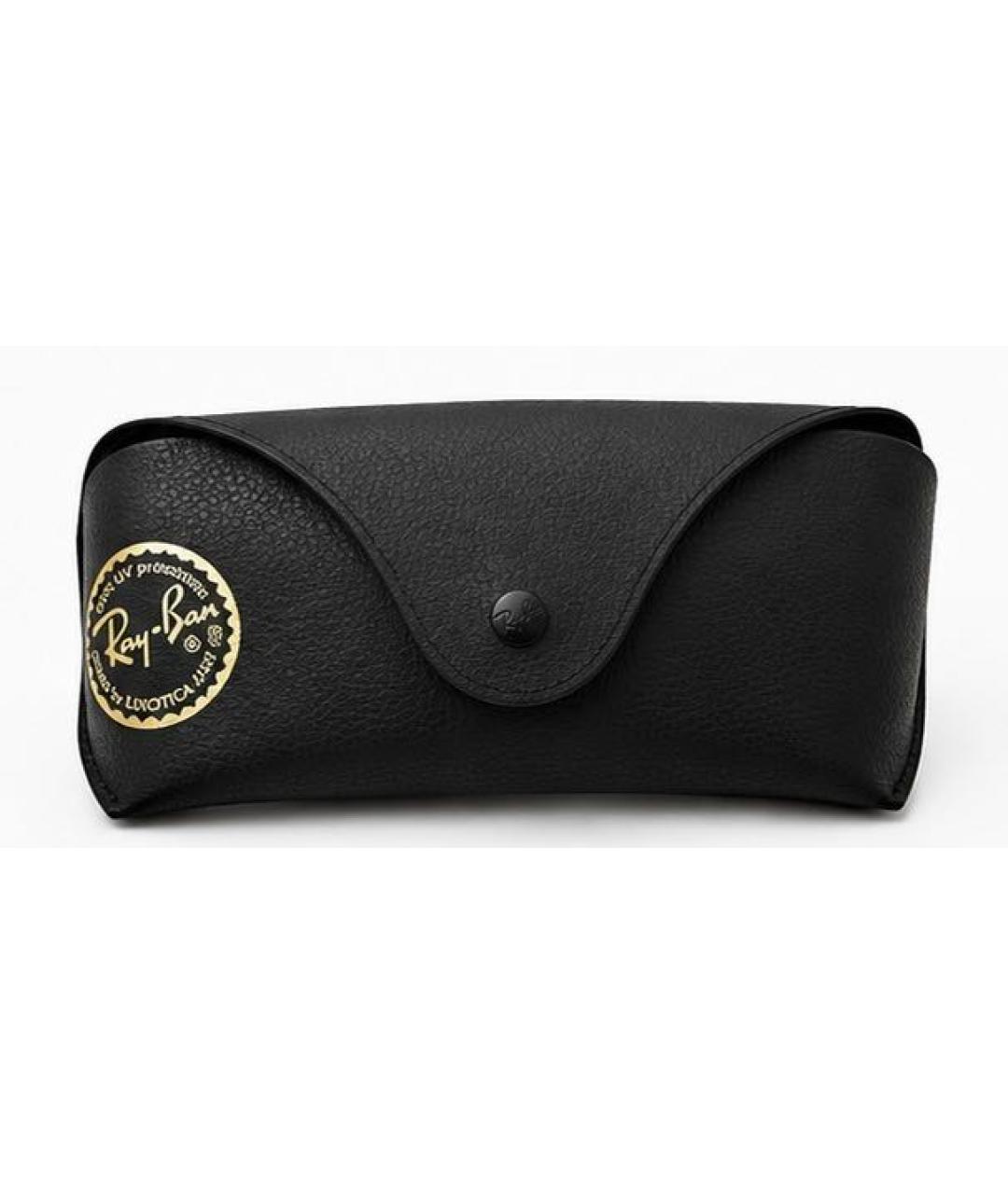 RAY BAN Черные пластиковые солнцезащитные очки, фото 4