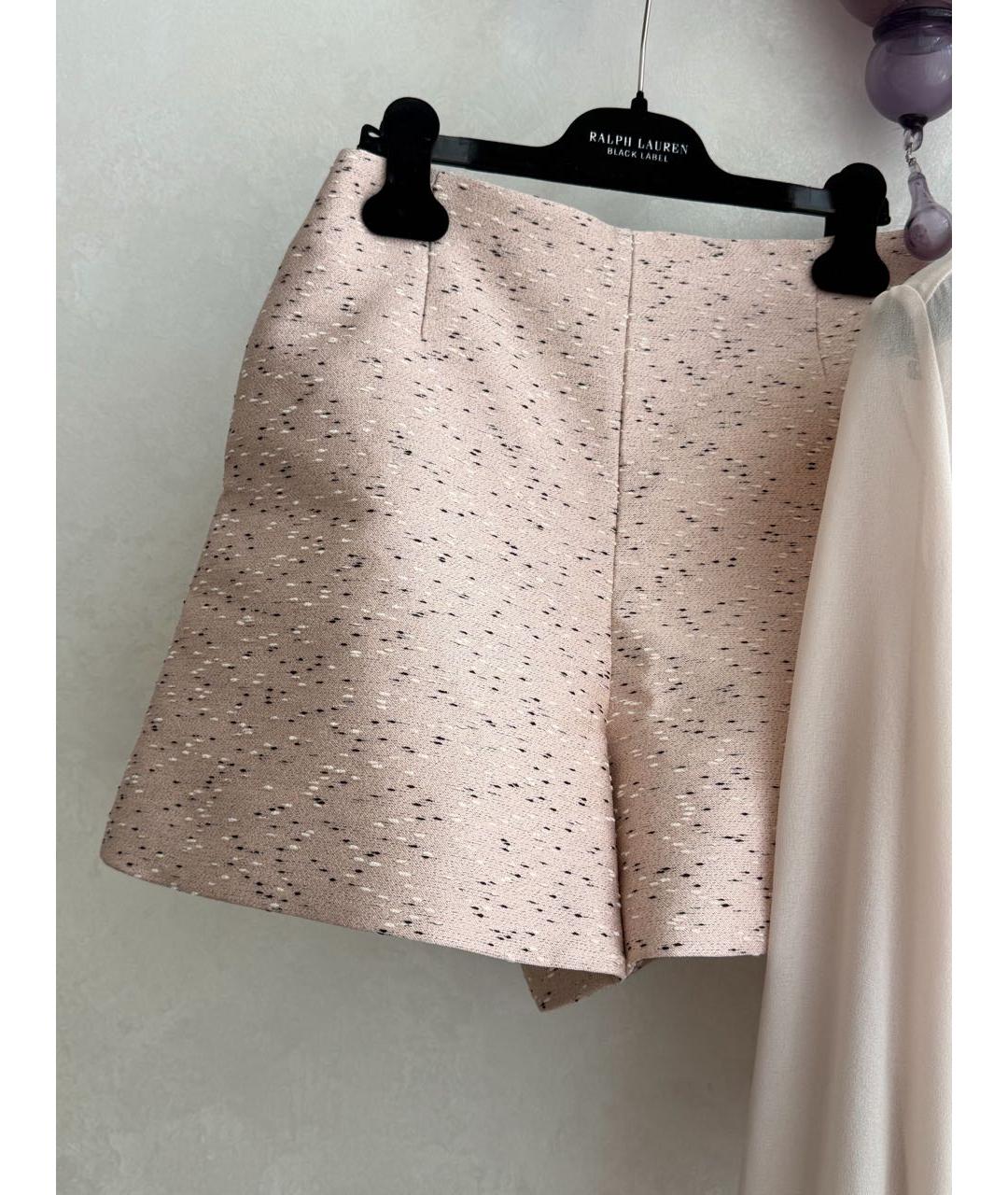 BALENCIAGA Розовые шелковые шорты, фото 3