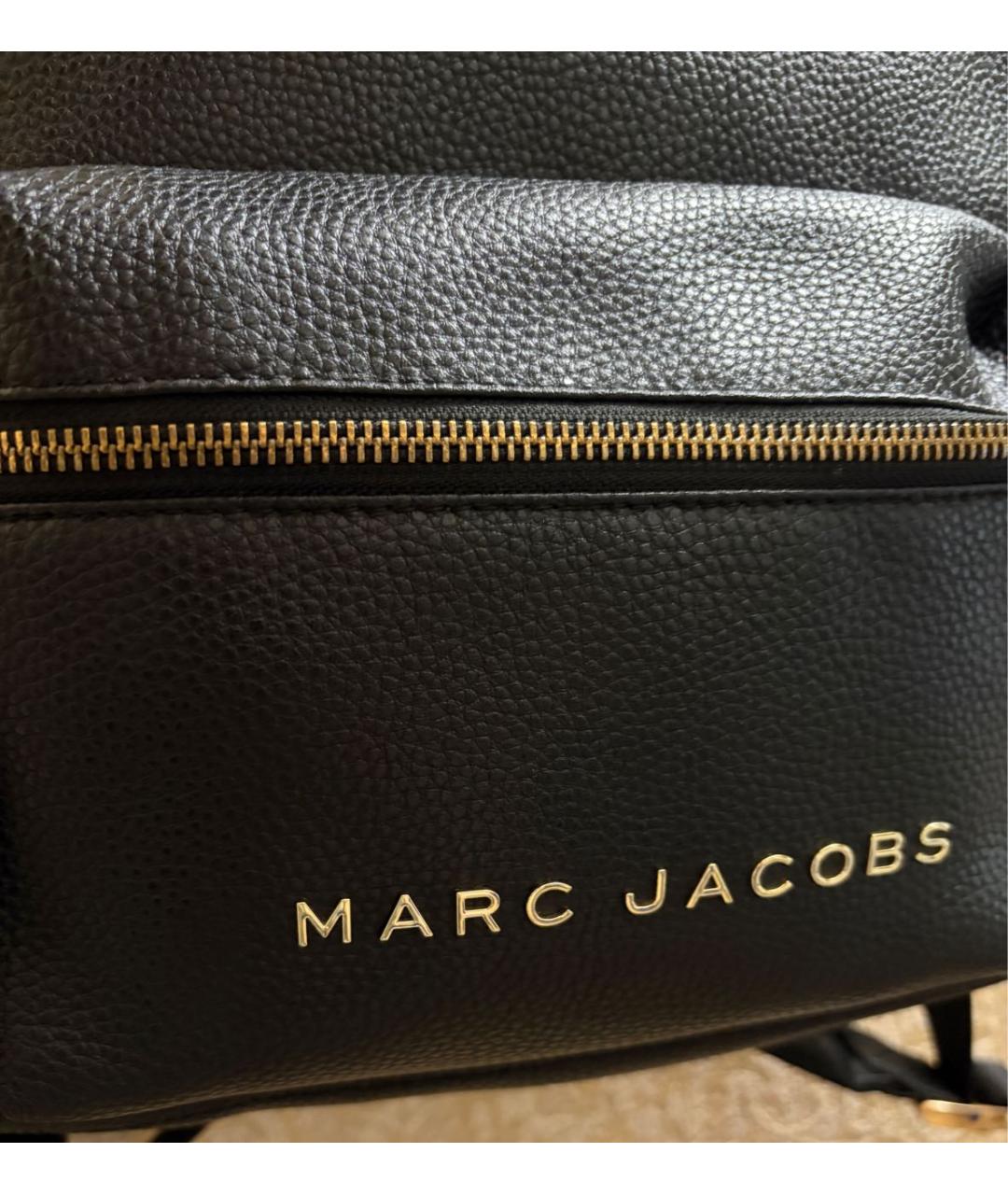 MARC JACOBS Черный кожаный рюкзак, фото 6
