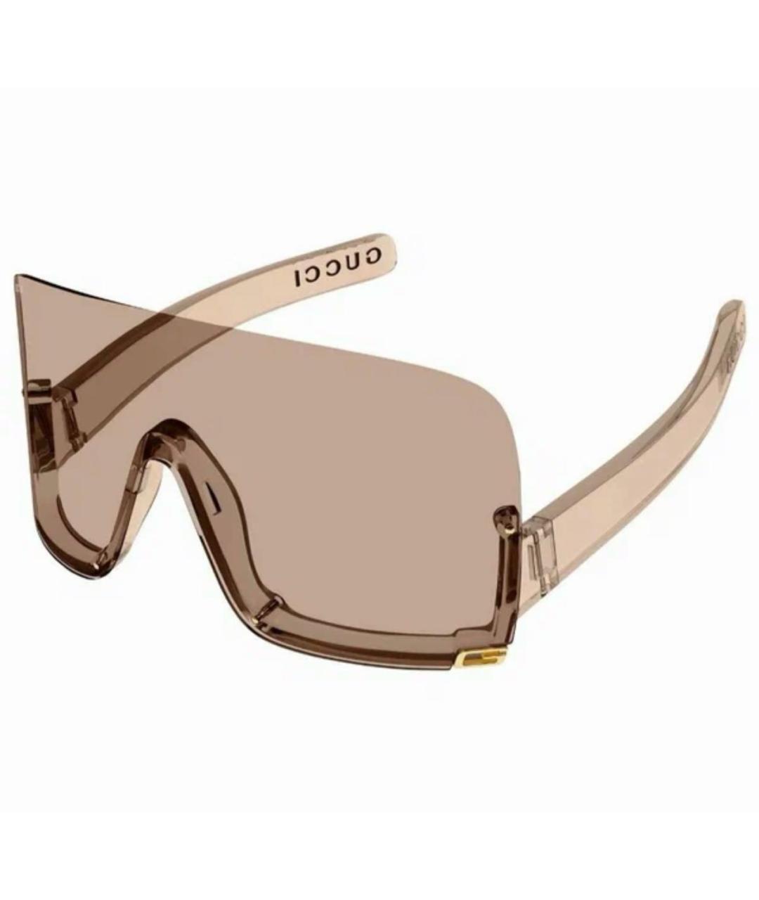 GUCCI Розовые пластиковые солнцезащитные очки, фото 2