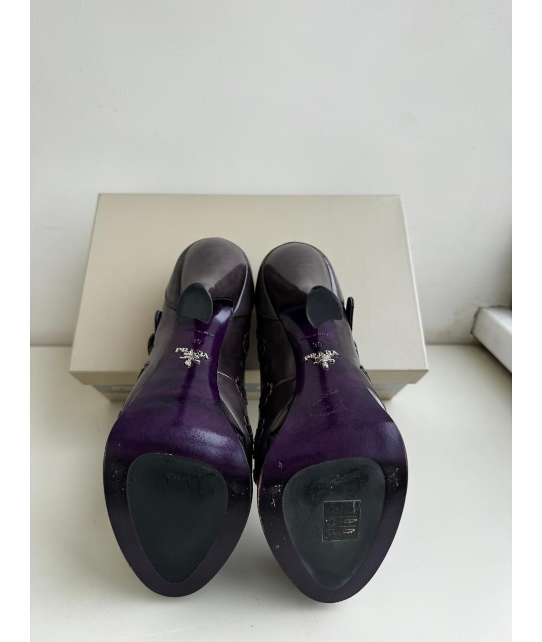 PRADA Кожаные туфли, фото 5