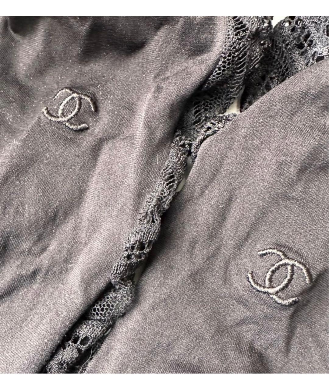 CHANEL Черные носки, чулки и колготы, фото 3