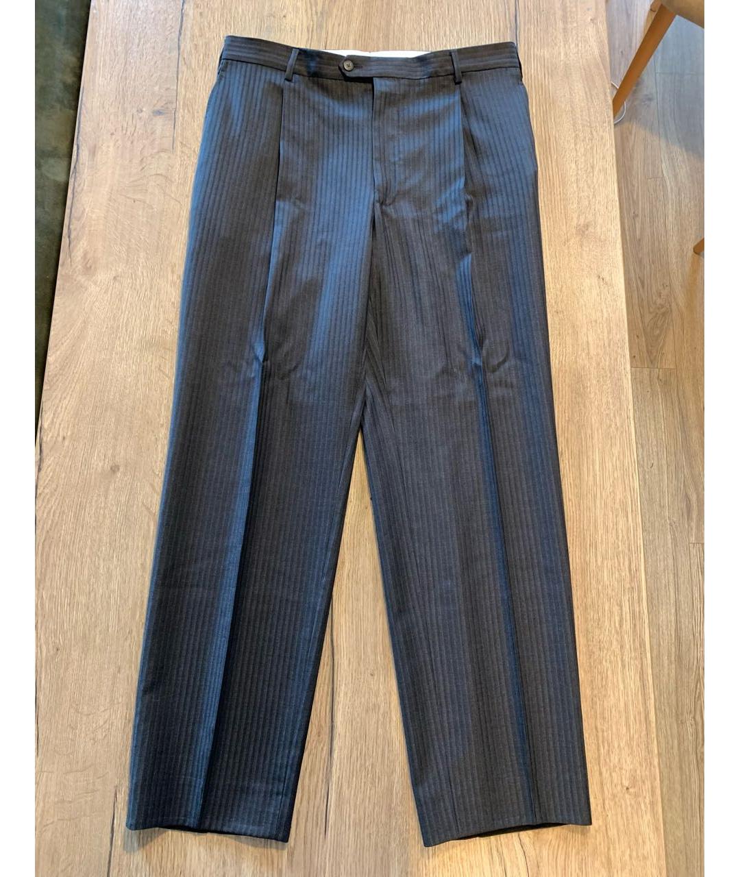 LANVIN Антрацитовый классический костюм, фото 5