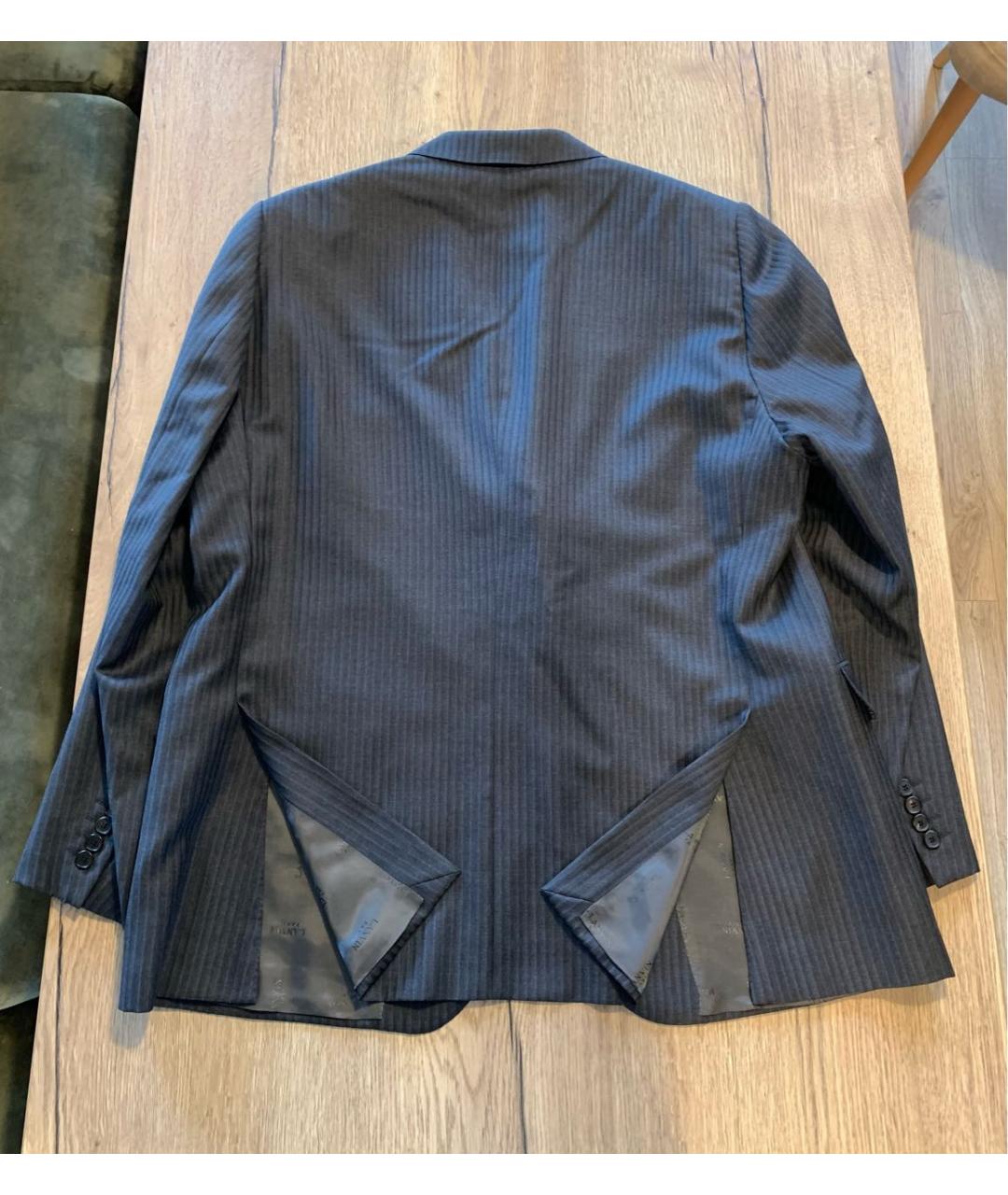 LANVIN Антрацитовый классический костюм, фото 2