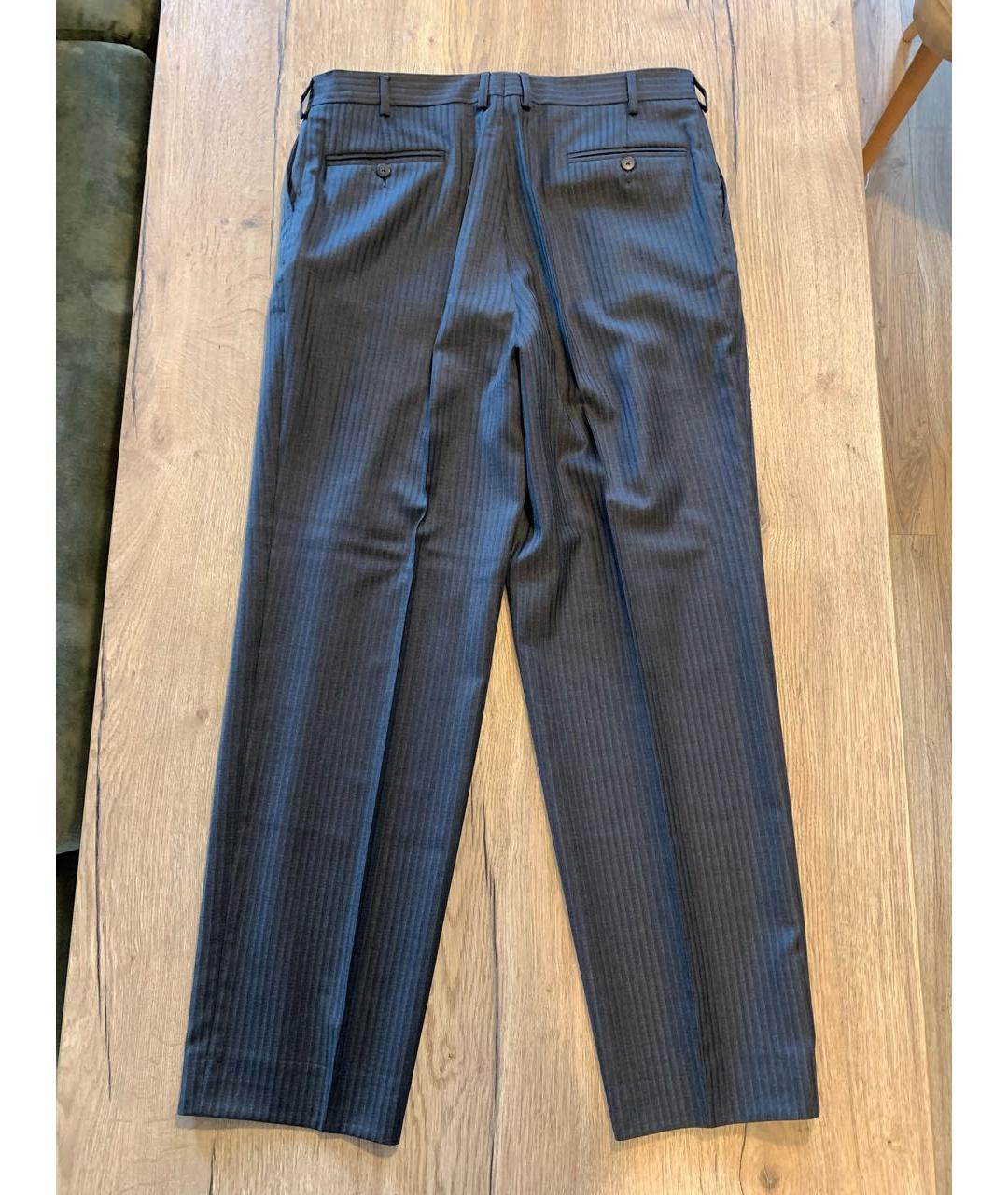 LANVIN Антрацитовый классический костюм, фото 6