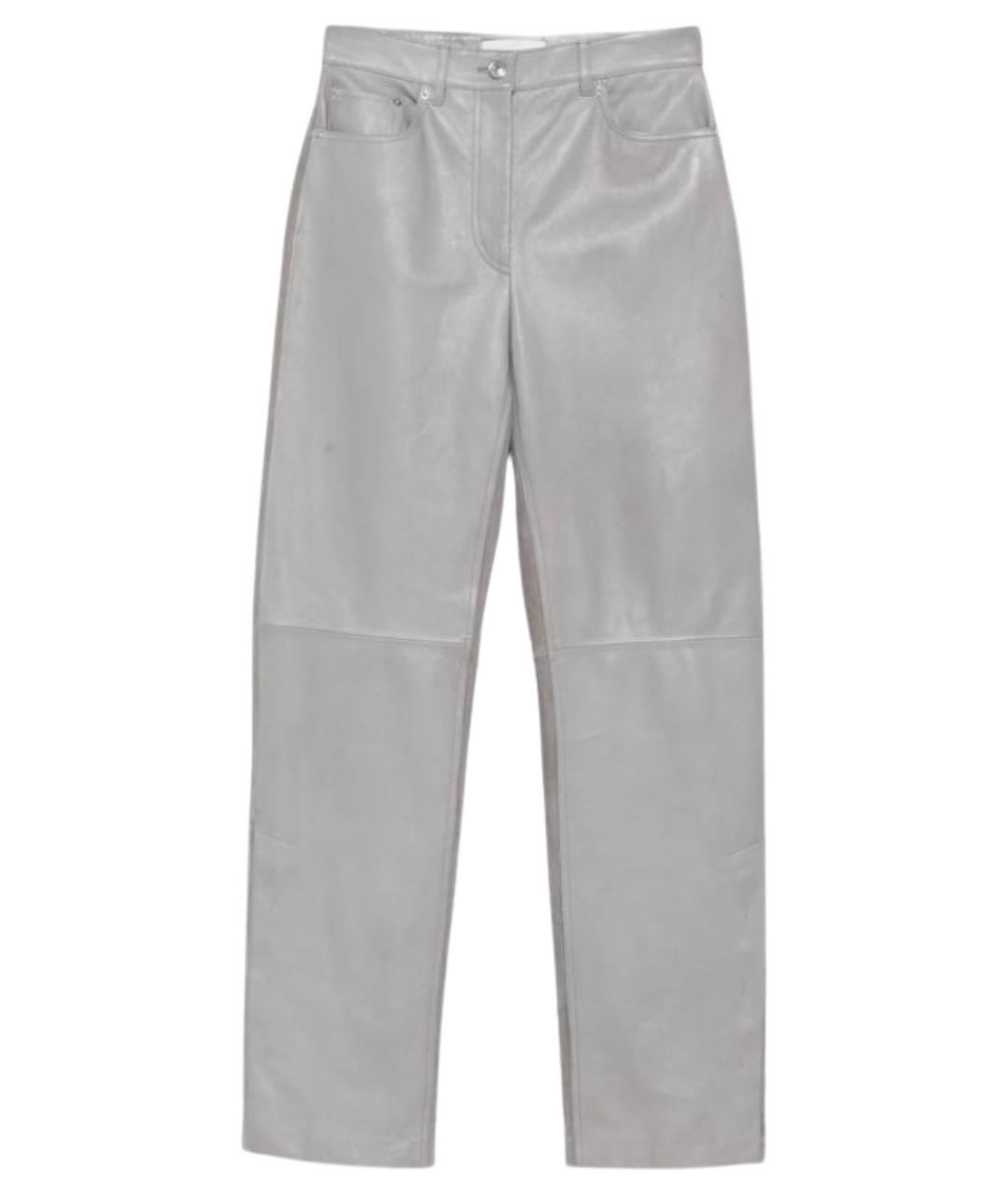 SPORTMAX Серые прямые брюки, фото 1