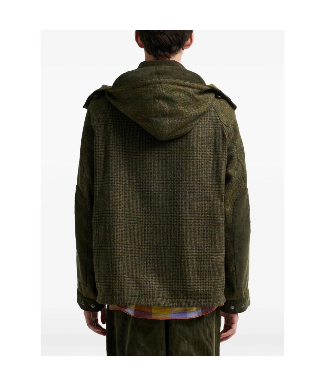 BARBOUR Зеленая шерстяная парка, фото 5