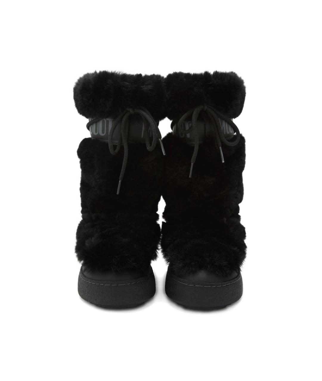 MOON BOOT Черные синтетические сапоги, фото 3