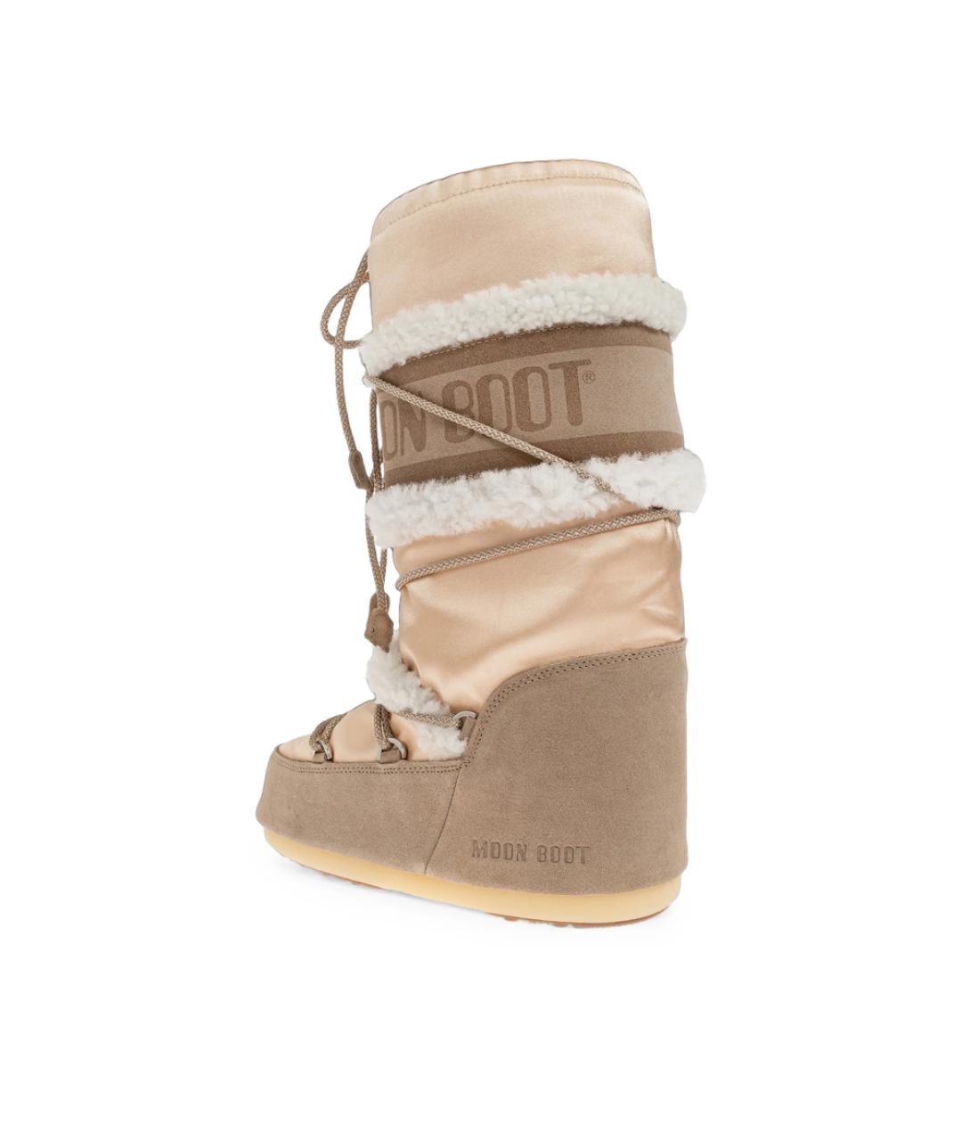 MOON BOOT Бежевые сапоги, фото 2