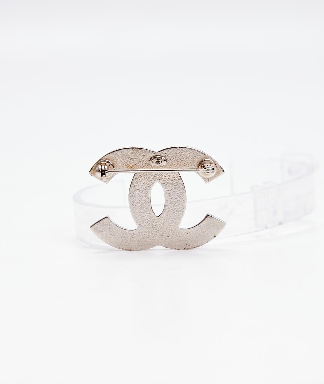 CHANEL Серебряная металлическая булавка / брошь, фото 2