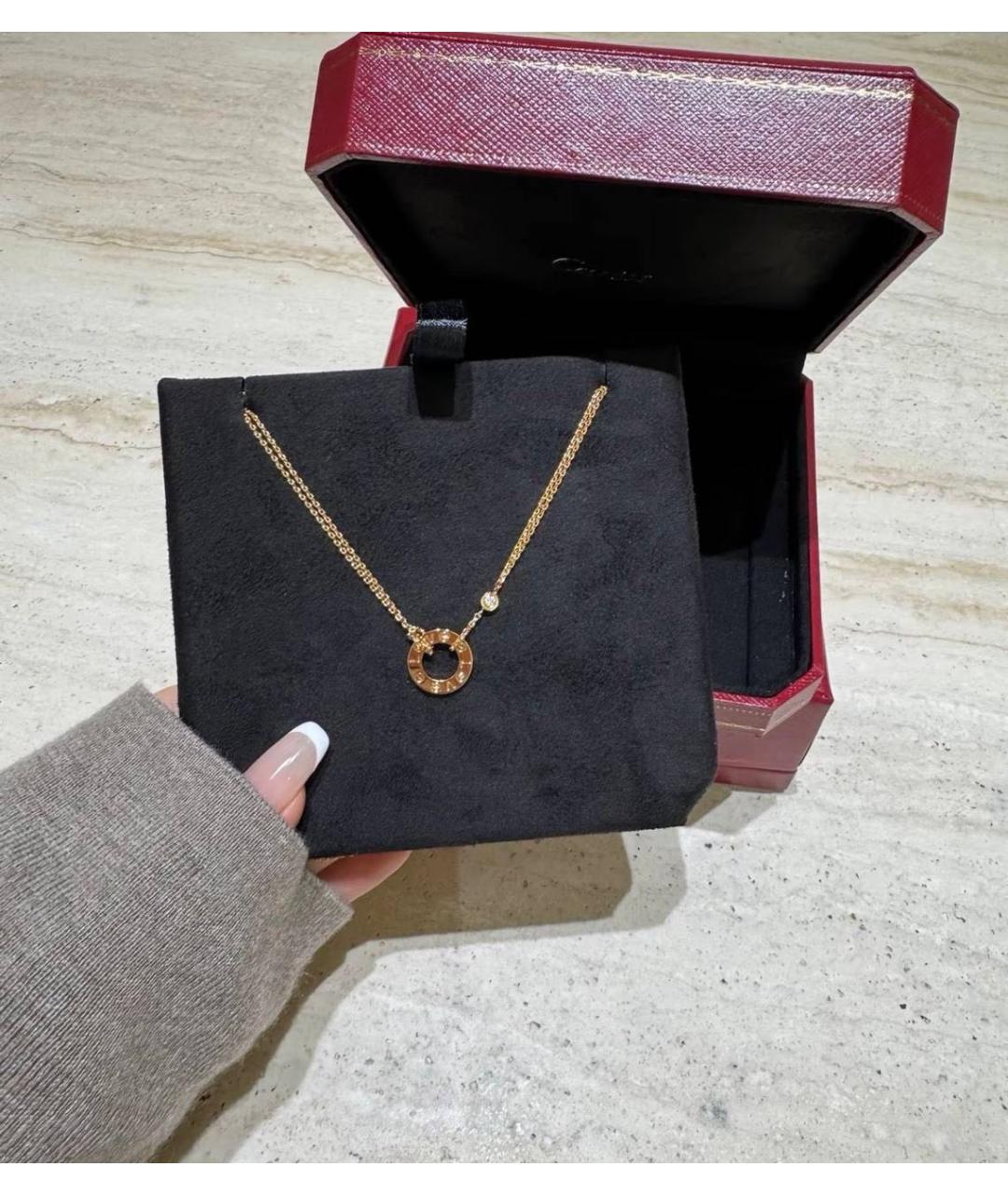 CARTIER Золотая подвеска из розового золота, фото 8