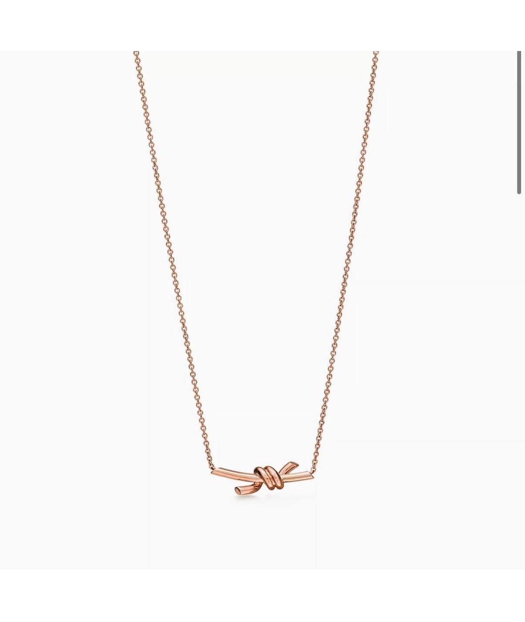 TIFFANY&CO Золотая подвеска из розового золота, фото 7