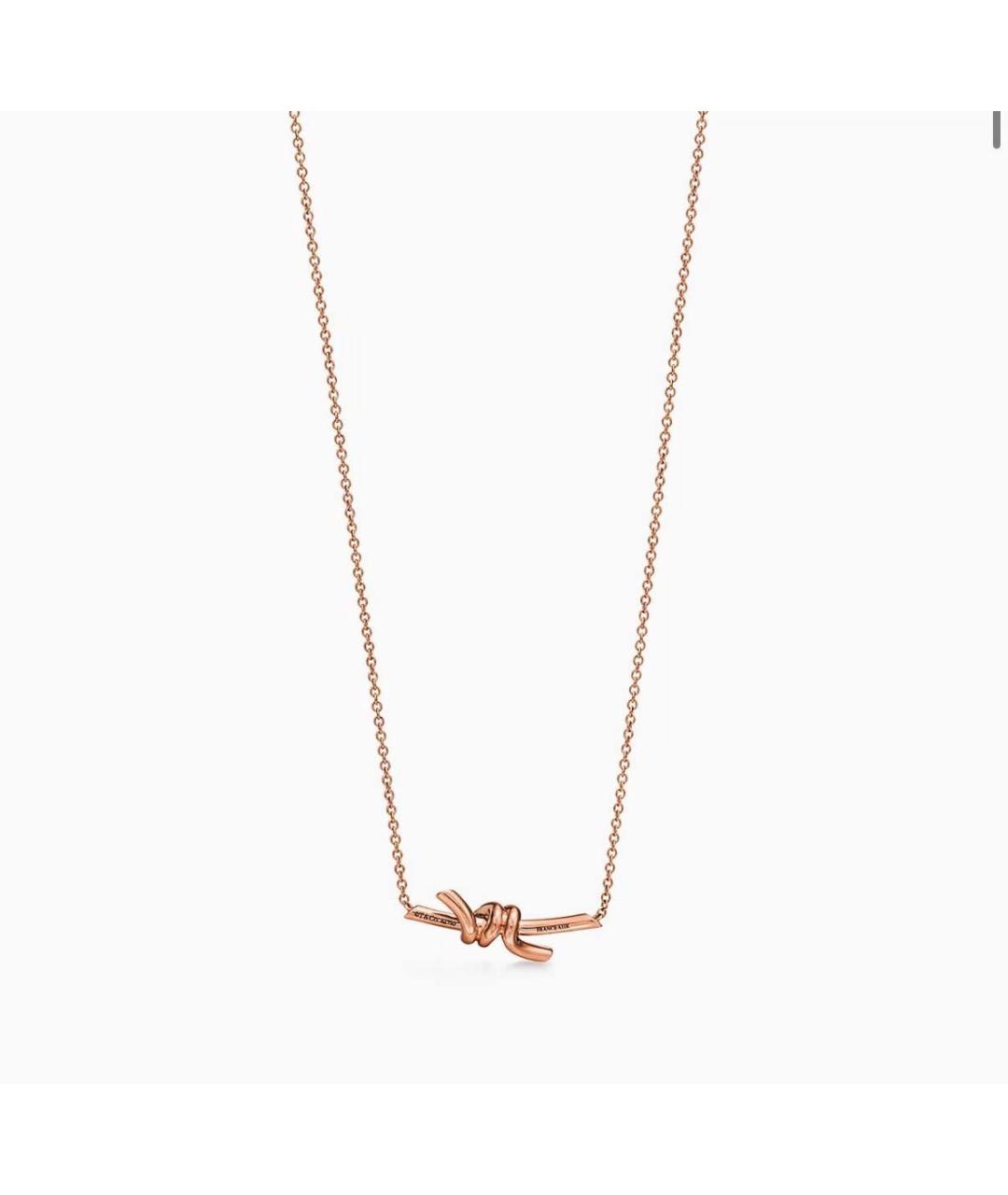 TIFFANY&CO Золотая подвеска из розового золота, фото 4