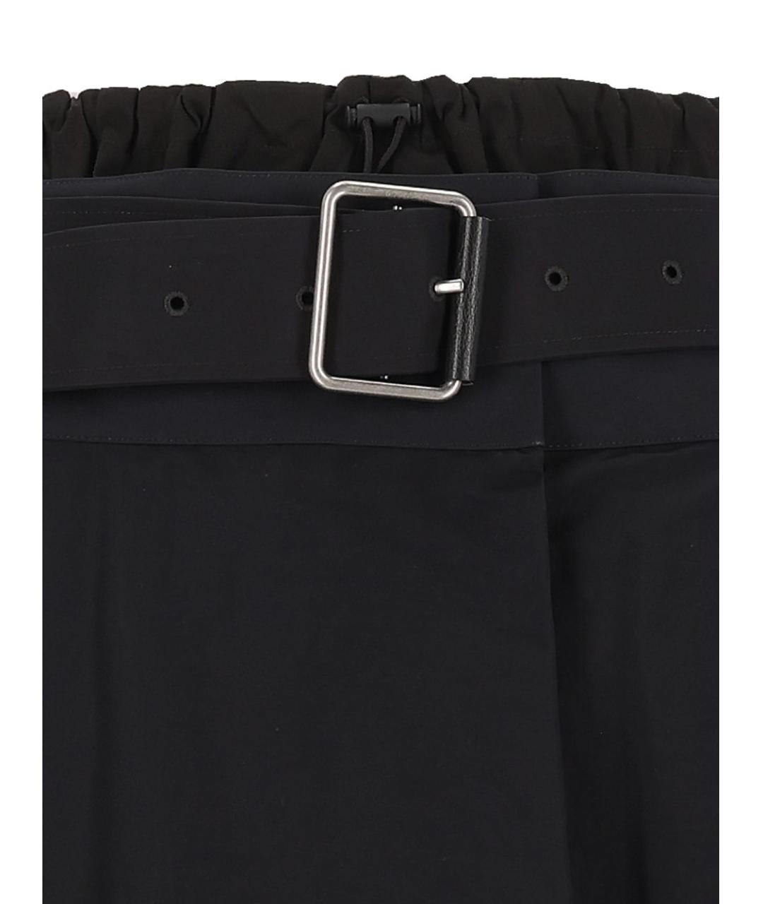 LOEWE Черная хлопковая юбка миди, фото 3
