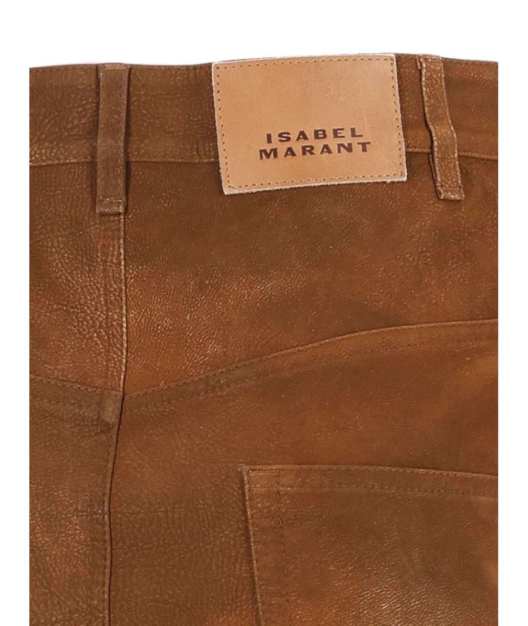 ISABEL MARANT ETOILE Коричневая юбка миди, фото 4