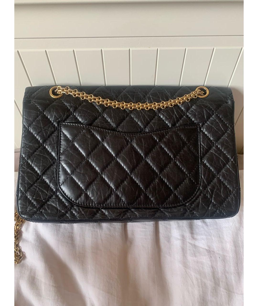 CHANEL Черная кожаная сумка через плечо, фото 4