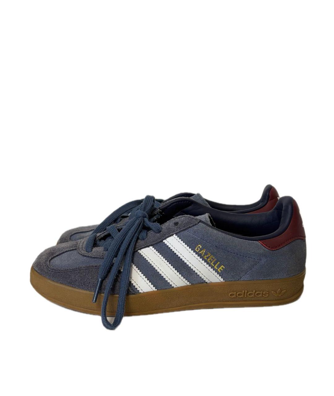 ADIDAS Темно-синие замшевые кеды, фото 8