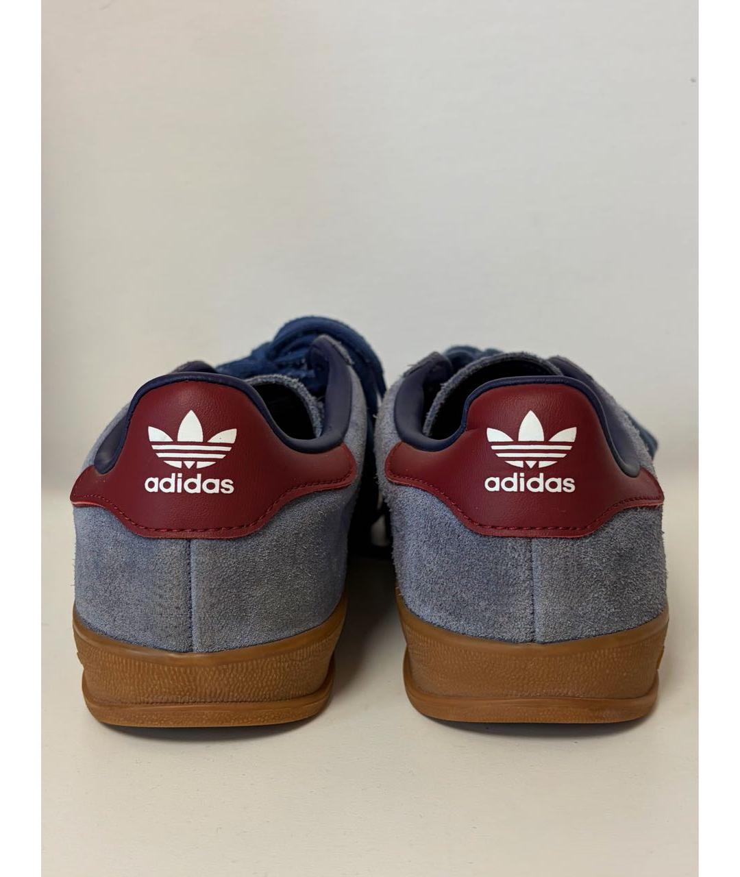 ADIDAS Темно-синие замшевые кеды, фото 4
