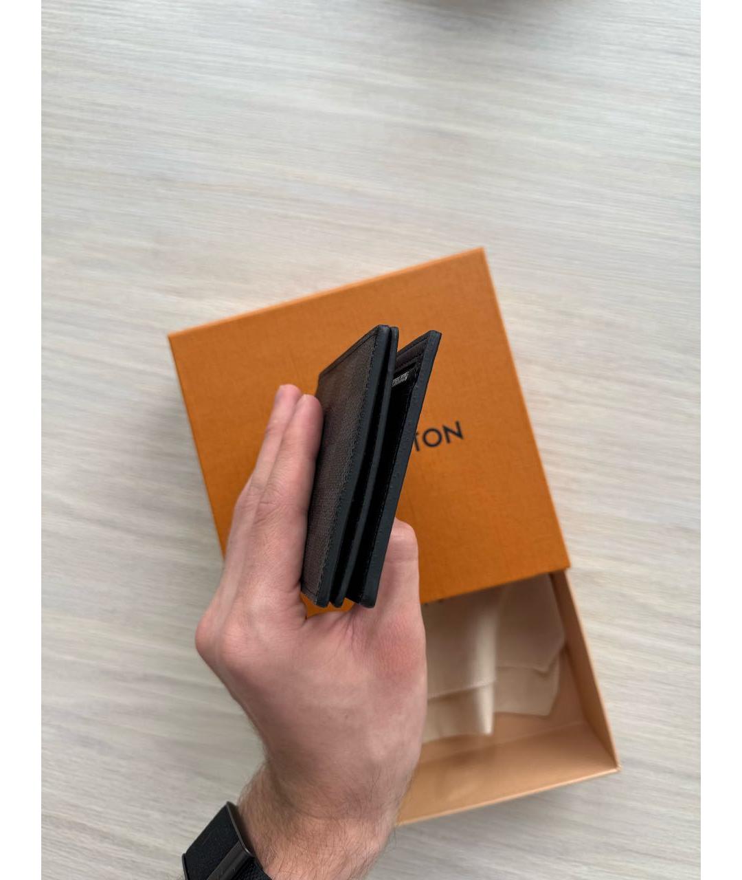LOUIS VUITTON Черный кошелек, фото 7