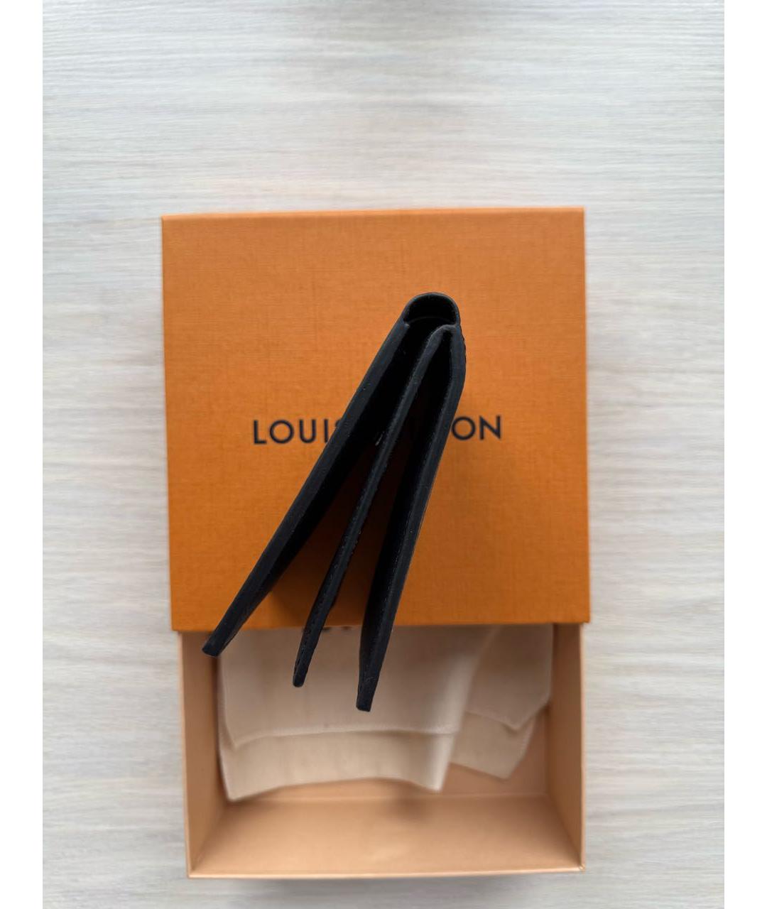LOUIS VUITTON Черный кошелек, фото 5