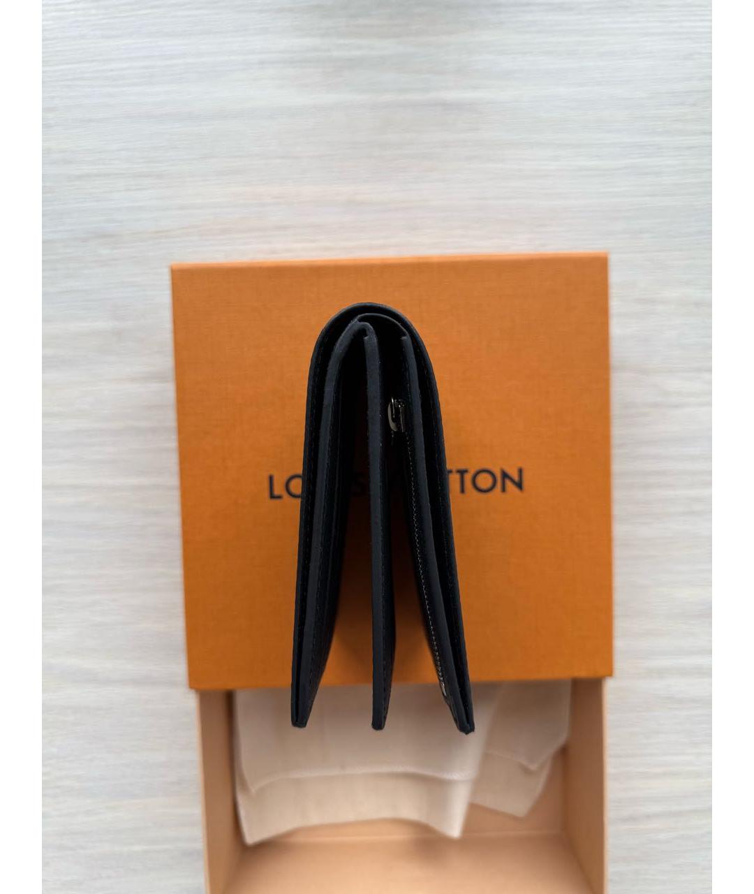 LOUIS VUITTON Черный кошелек, фото 4