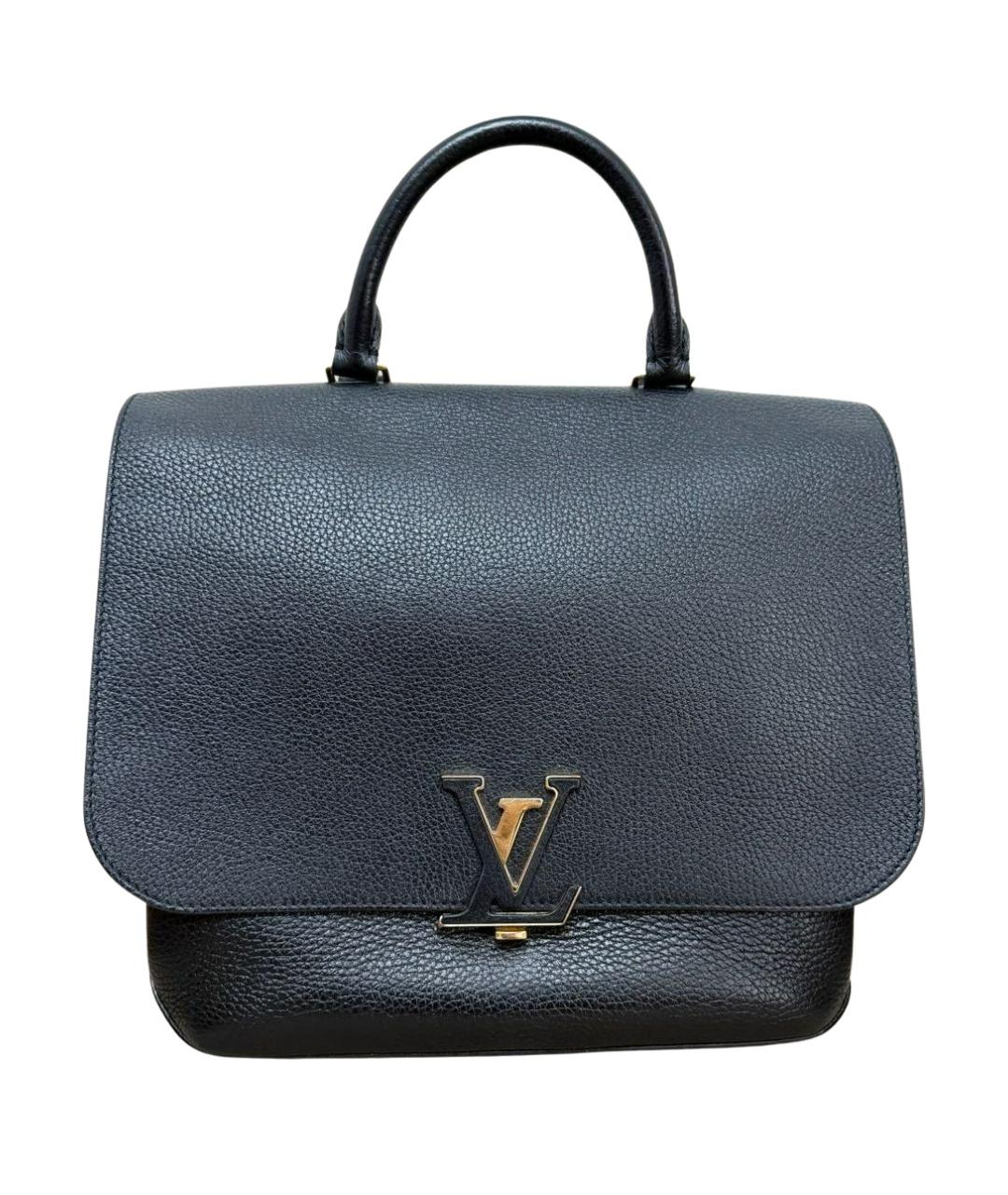 LOUIS VUITTON Черная кожаная сумка через плечо, фото 1