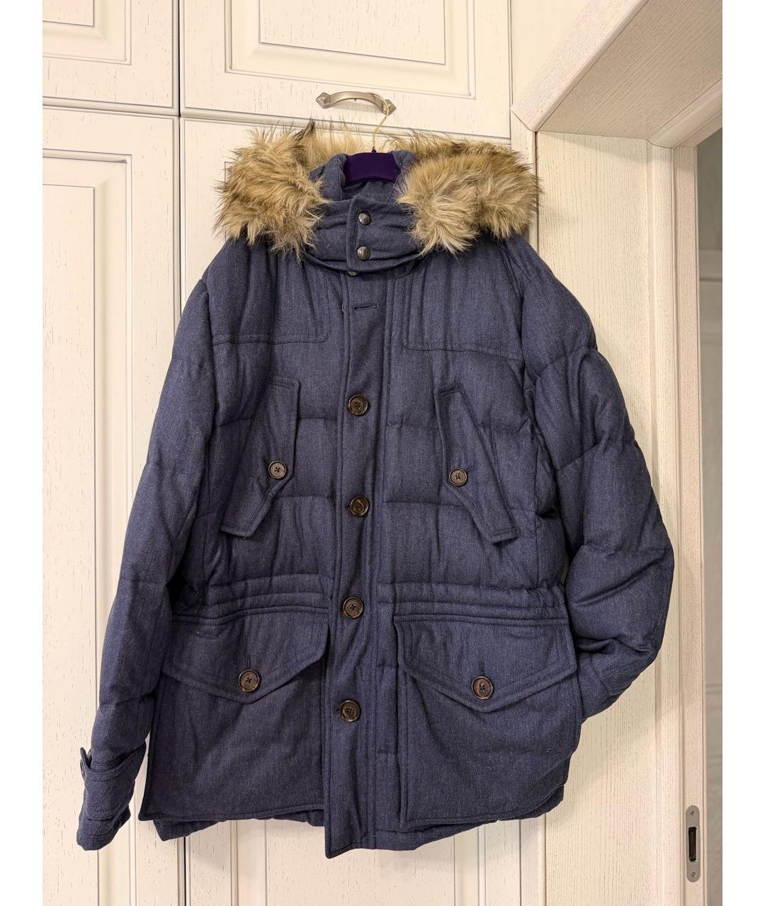 POLO RALPH LAUREN Темно-синяя шерстяная куртка, фото 9