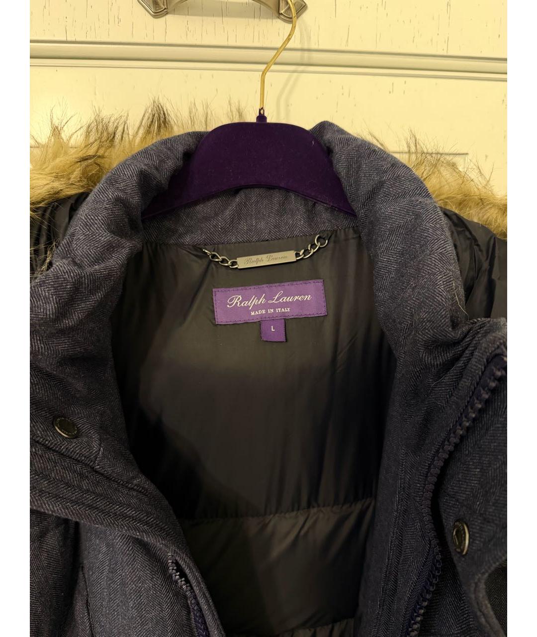 POLO RALPH LAUREN Темно-синяя шерстяная куртка, фото 3