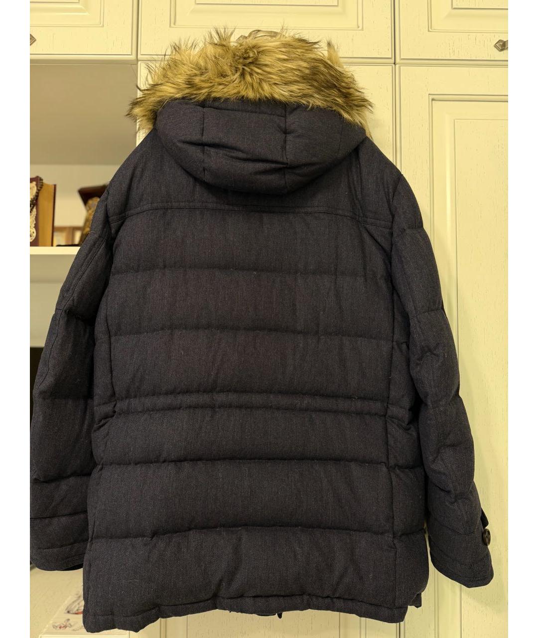 POLO RALPH LAUREN Темно-синяя шерстяная куртка, фото 2