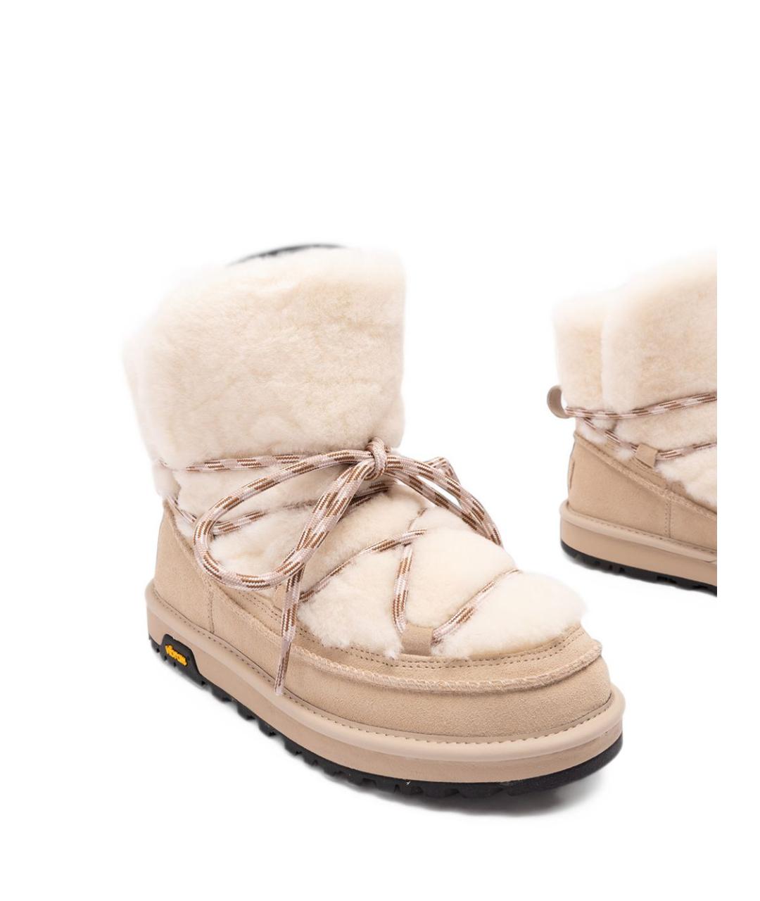 UGG Бежевые замшевые ботинки, фото 2