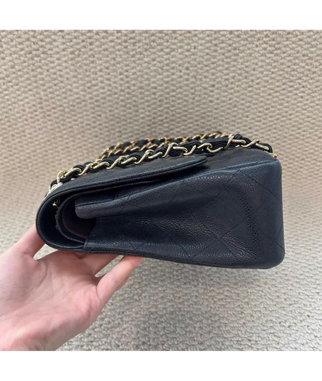 CHANEL Черная кожаная сумка тоут, фото 2