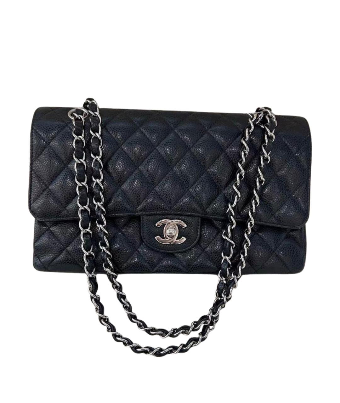 CHANEL Черная кожаная сумка тоут, фото 1