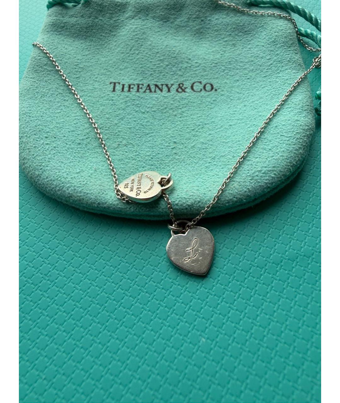 TIFFANY&CO Серебряная серебряная подвеска, фото 8